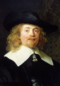 Ritratto a figura intera di un uomo in piedi, 1639 (dettaglio) da Rembrandt van Rijn